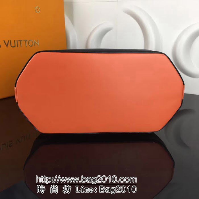 路易威登LV頂級原單M55188黑色 2019早春新款水波紋牛皮水桶包Noé系列 YDH1524
